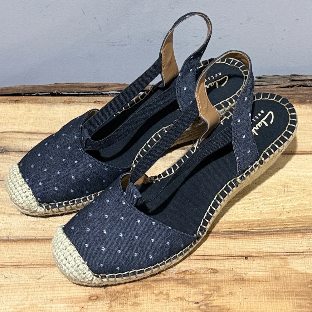 *NEW* Clark's Petrina Kaelie Espadrilles 8.5 B17B